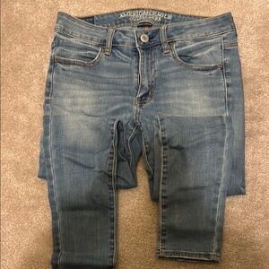 American Eagle Outfitters Blue Straight Leg Jeans